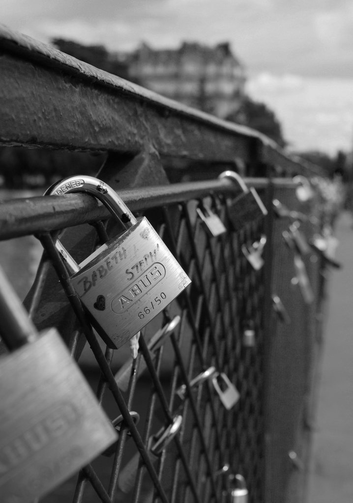 Paris.Puente de los candados