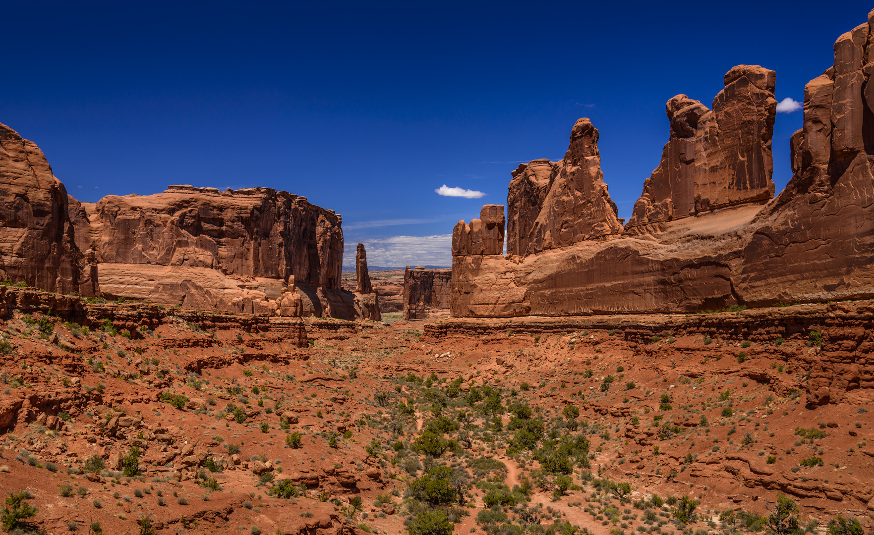 Park Avenue, Arches NP, Utah, USA