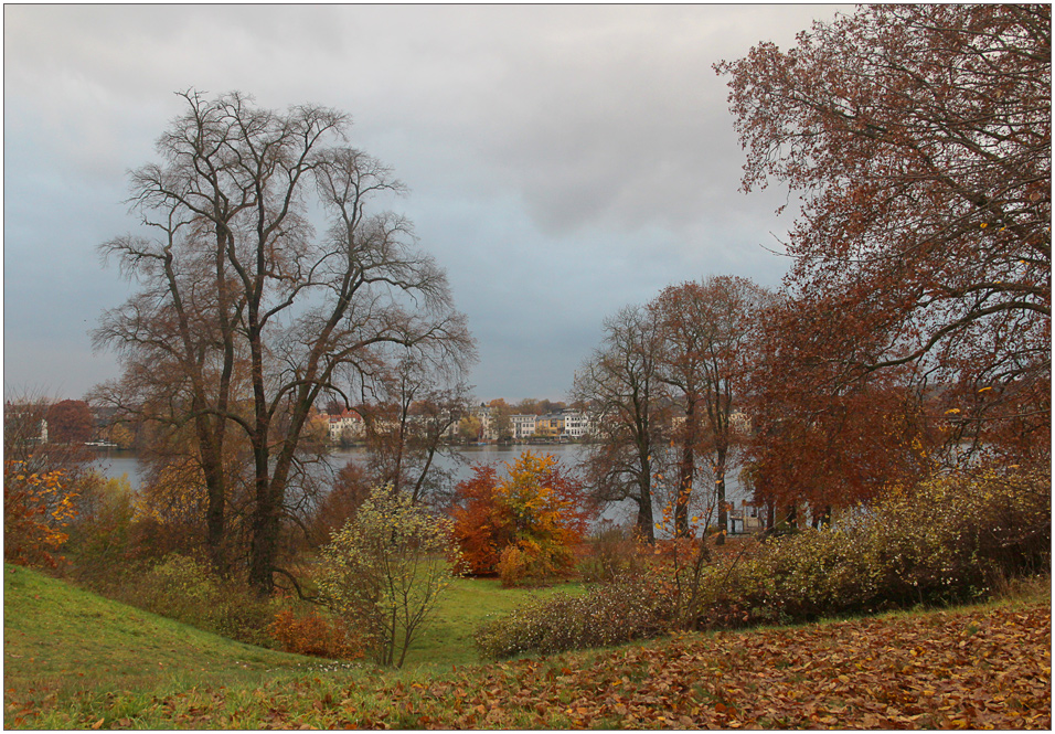 Park Babelsberg im Herbst.