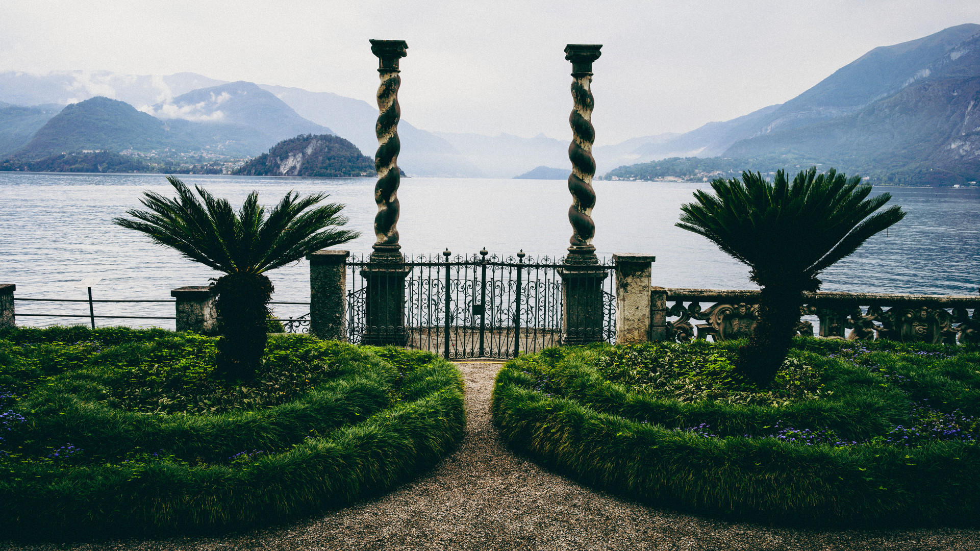 Park der Villa Monastero, Verbania, Lago di Como.