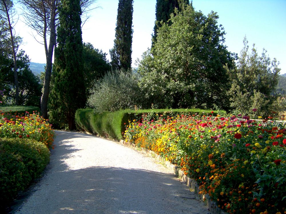 Park einer Villa in Umbrien