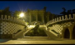 Park Güell Barcelona menschenleer...