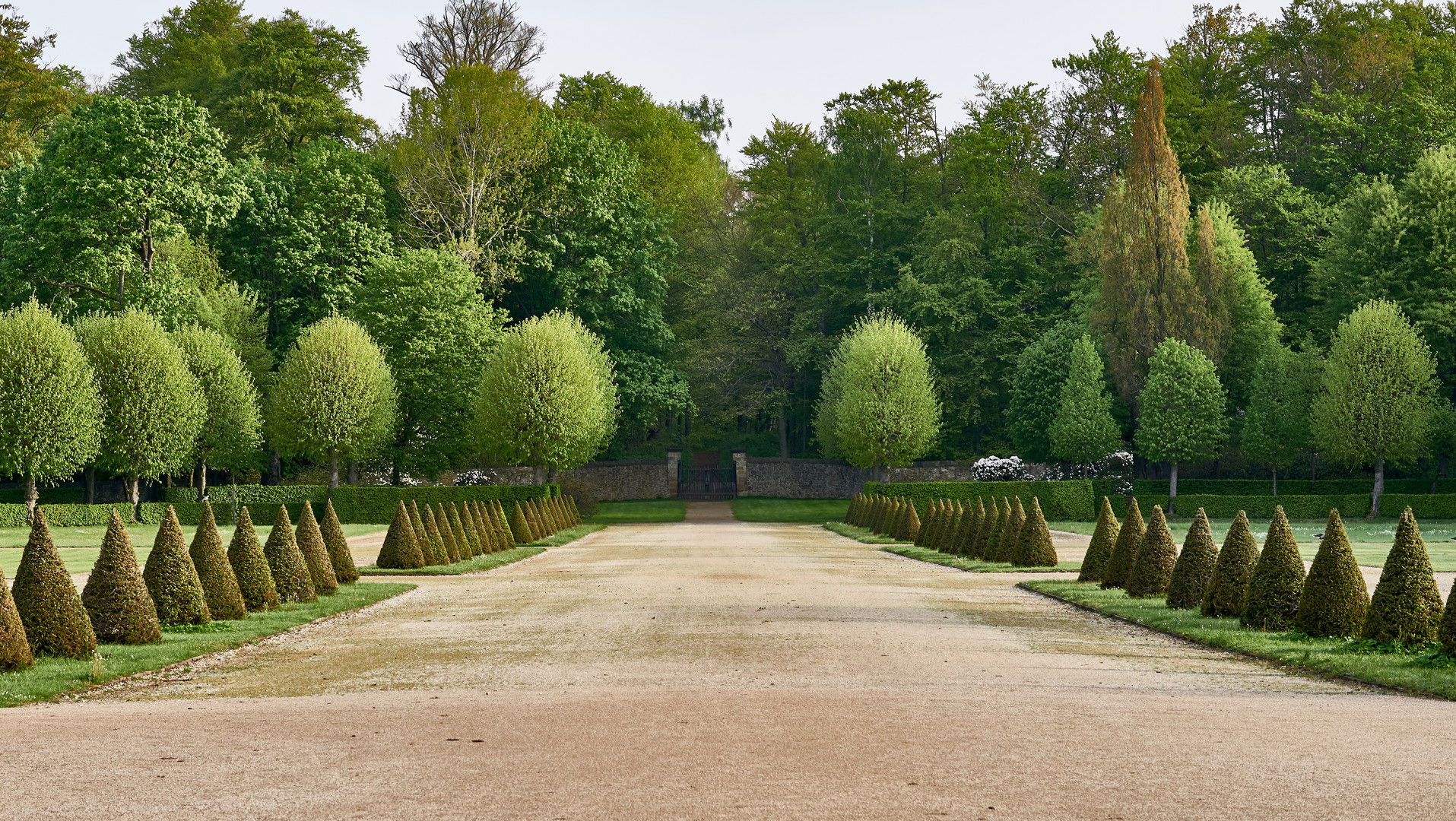 Park HINTER Schloss Moritzburg