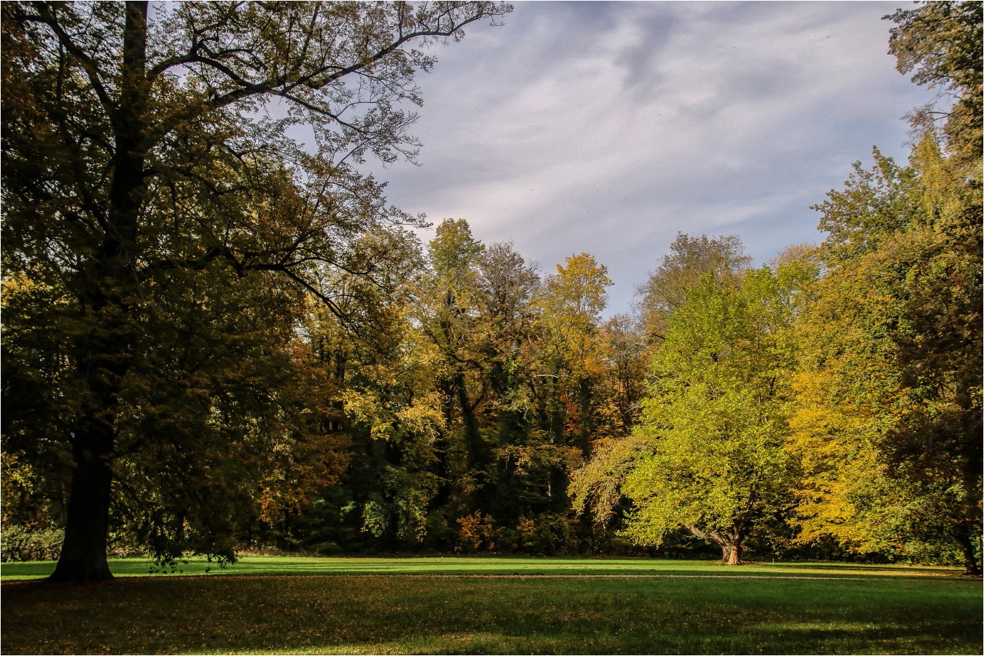 Park im Herbst