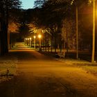 Park in der Nacht