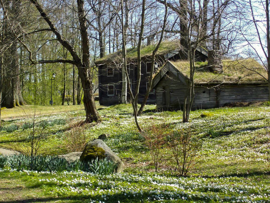 Park in Mariestad (am Vänern, Schweden)