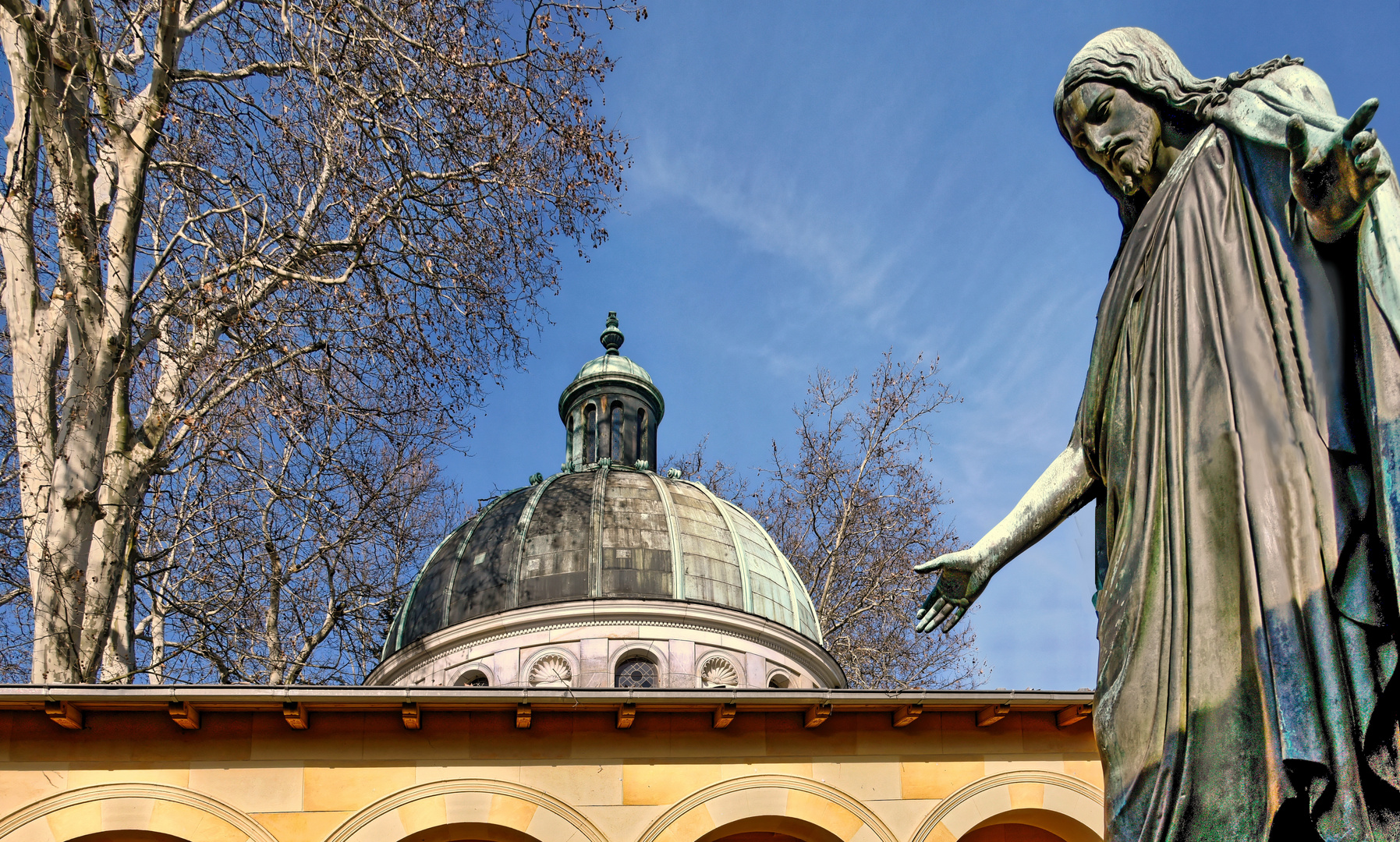 Park Sanssouci - Statue von Christus - 