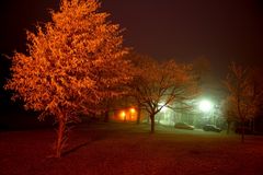 Park Sassnitz bei Nacht