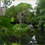 Park Schloss Neersen in der Stadt Willich am Niederrhein