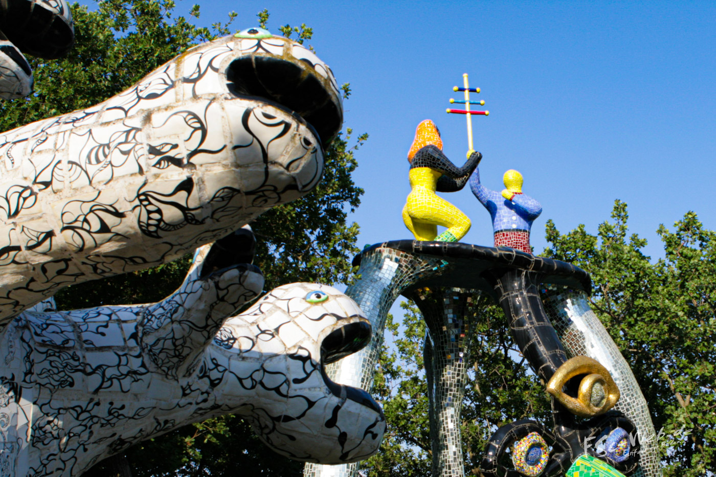 Park von Niki de Saint Phalle Capalbio Toskana