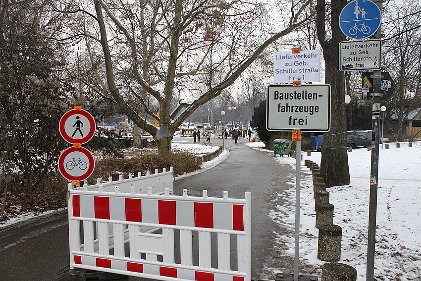 PARK wird Abgeperrt 14.2.2021