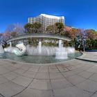 Park with fountain