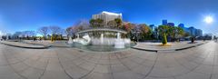 Park with fountain