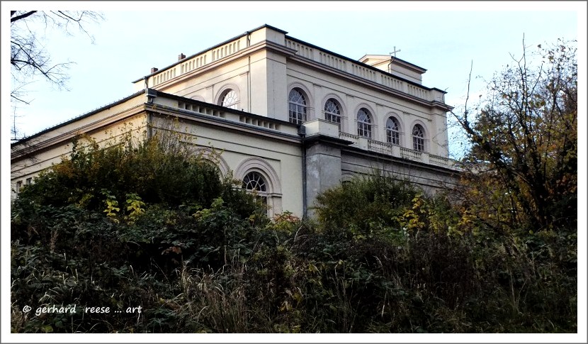 Park zu Putbus - Blick auf die Kirche