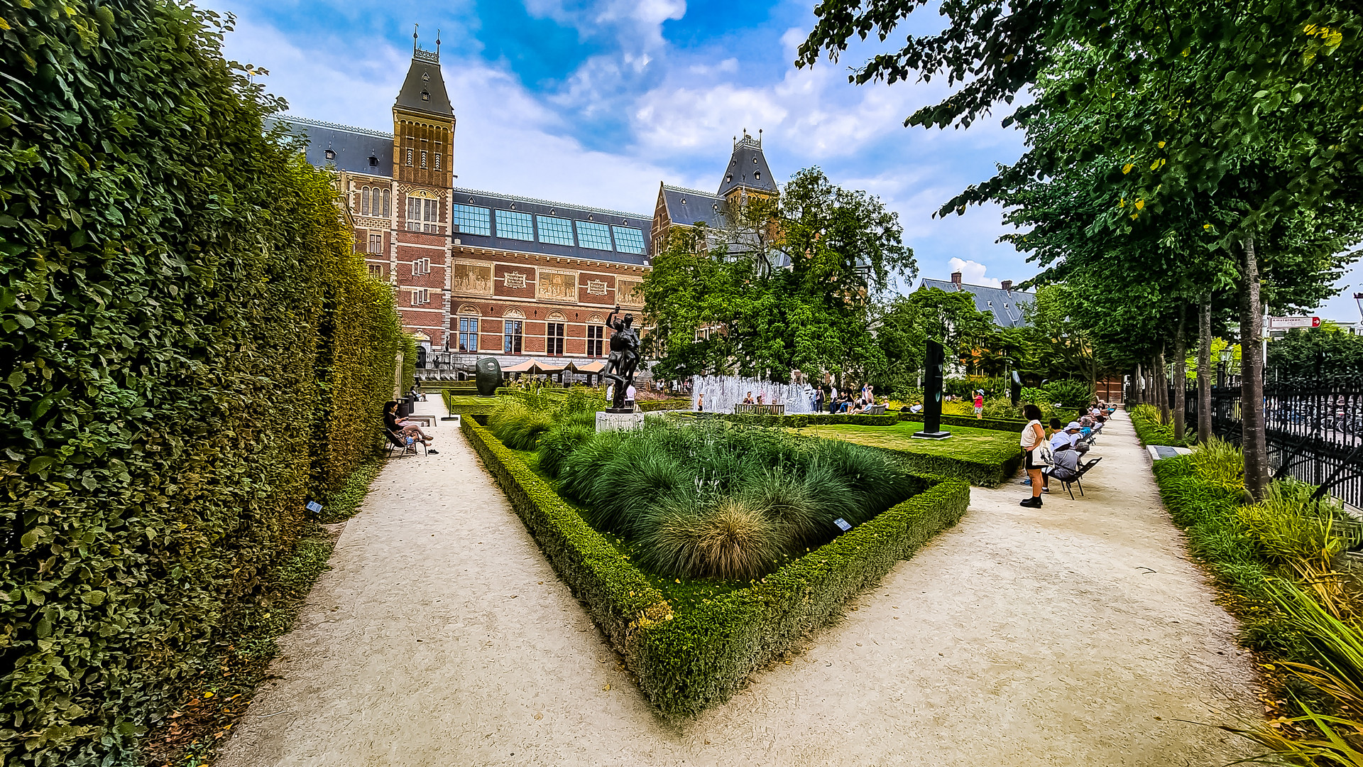 Parkanlage am Rijksmuseum