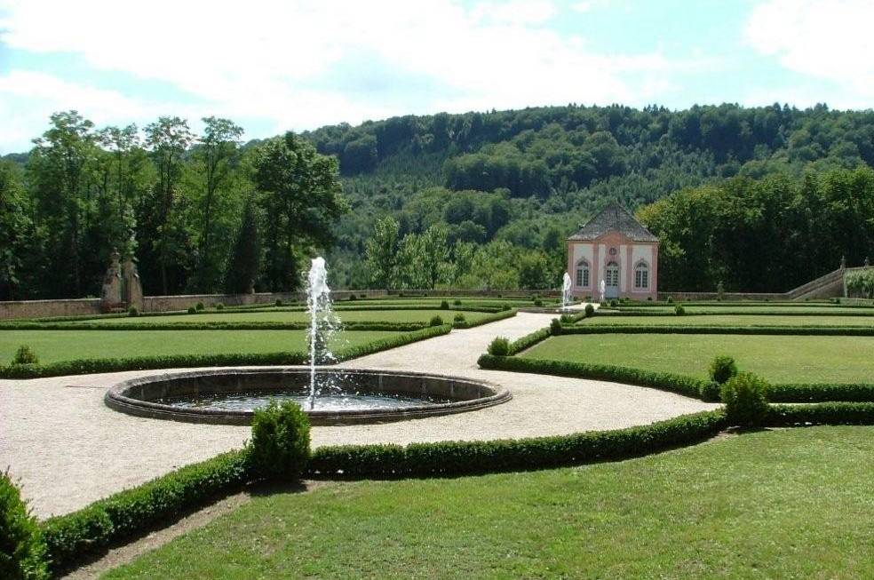 Parkanlage Schloß Weilerbach in der Eifel