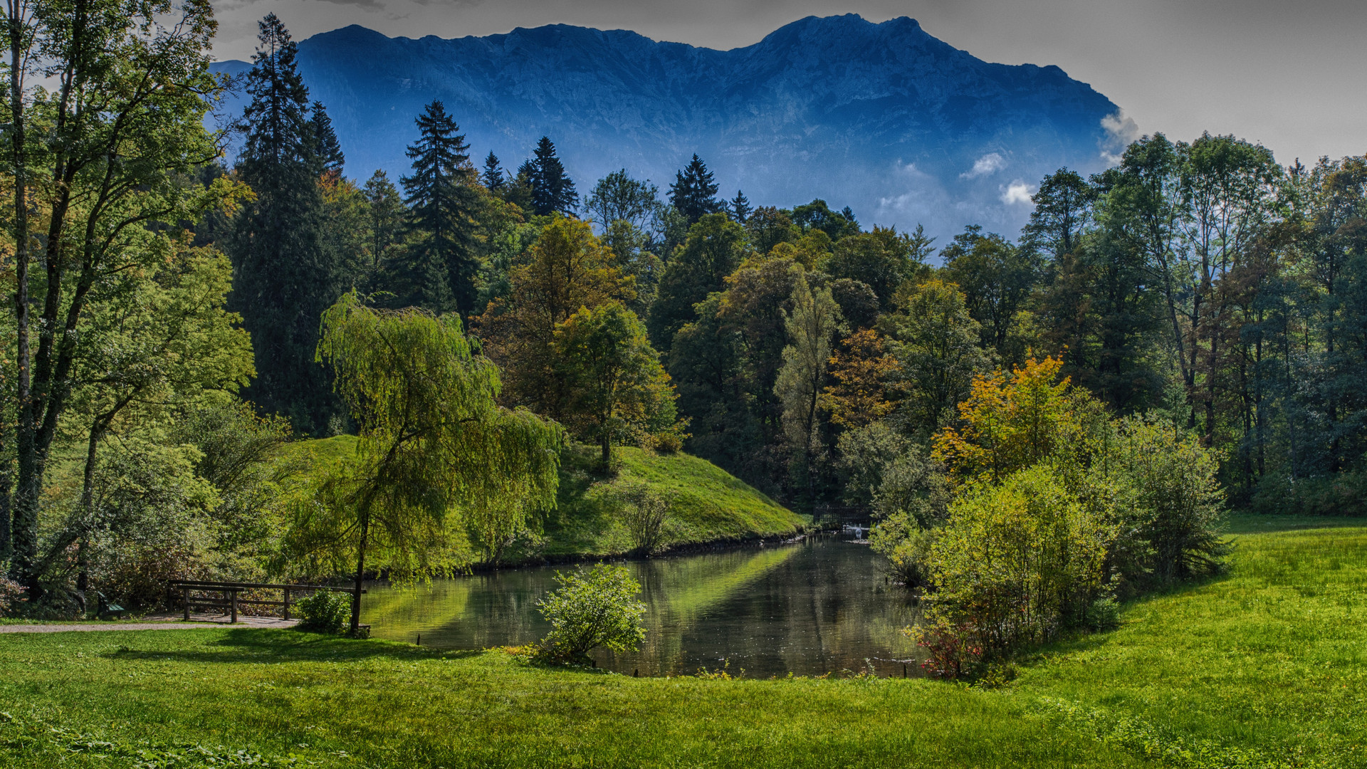 Parkanlage von Schloss Linderhof