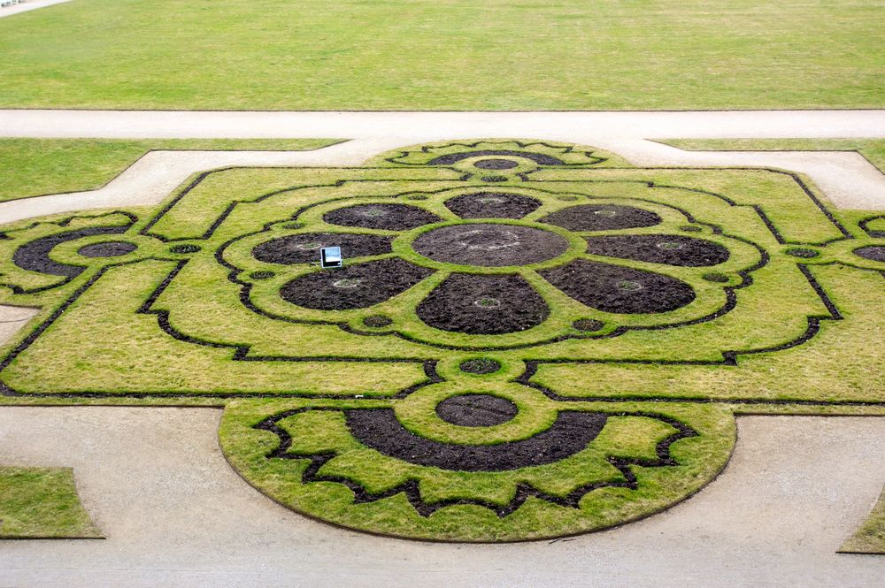 Parkanlage vorm Palais im Großen Garten