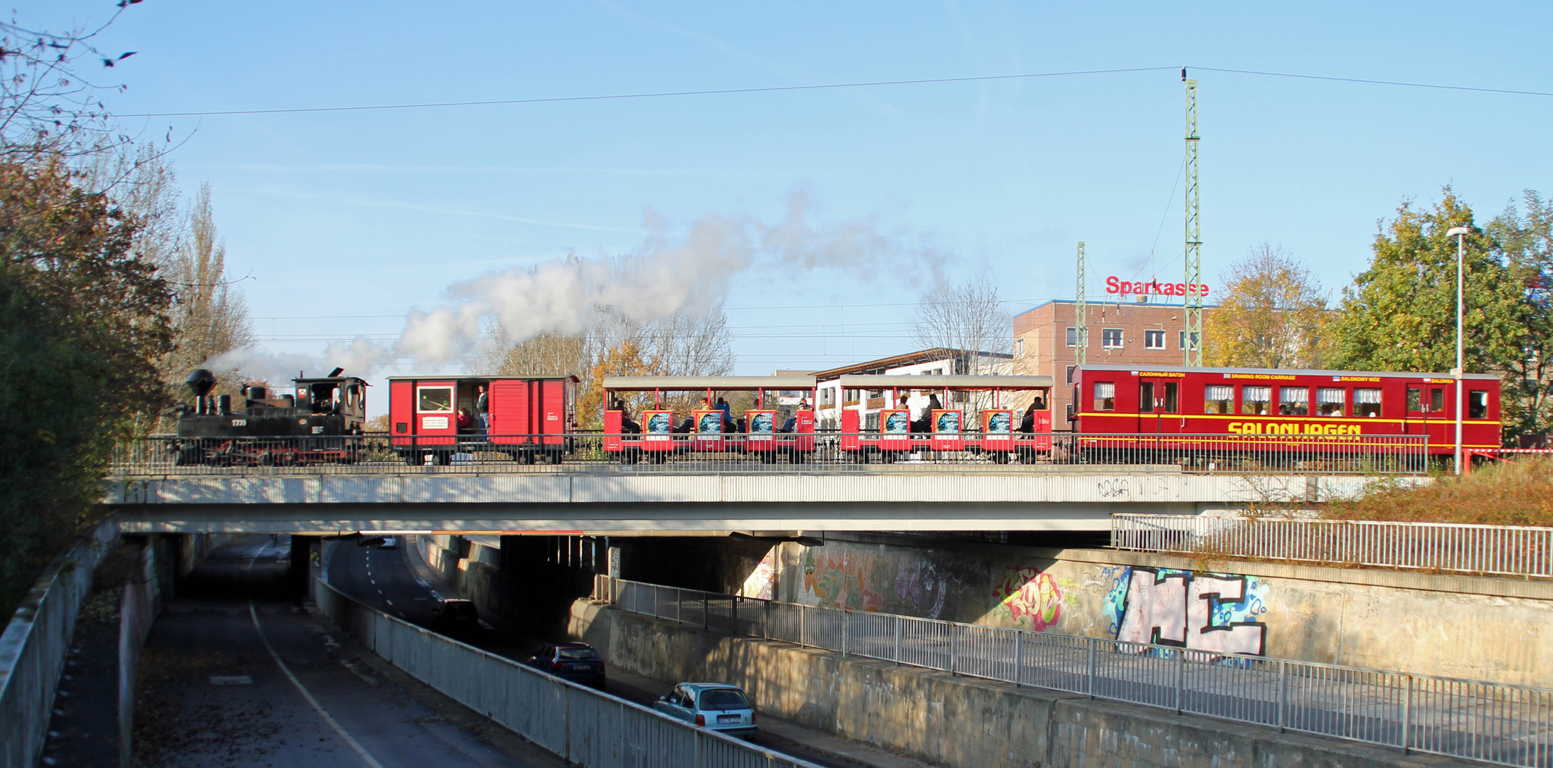 Parkbahn Cottbus: Ende der Saison, der letzte Zug des Jahres