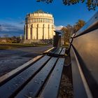 Parkbank an der Befreiungshalle