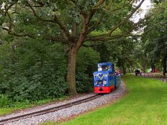 Parkeisenbahn am Auensee Leipzig.