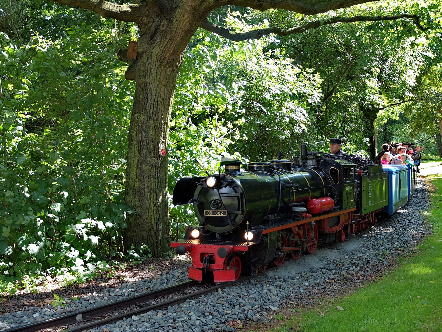 Parkeisenbahn am Auensee Leipzig