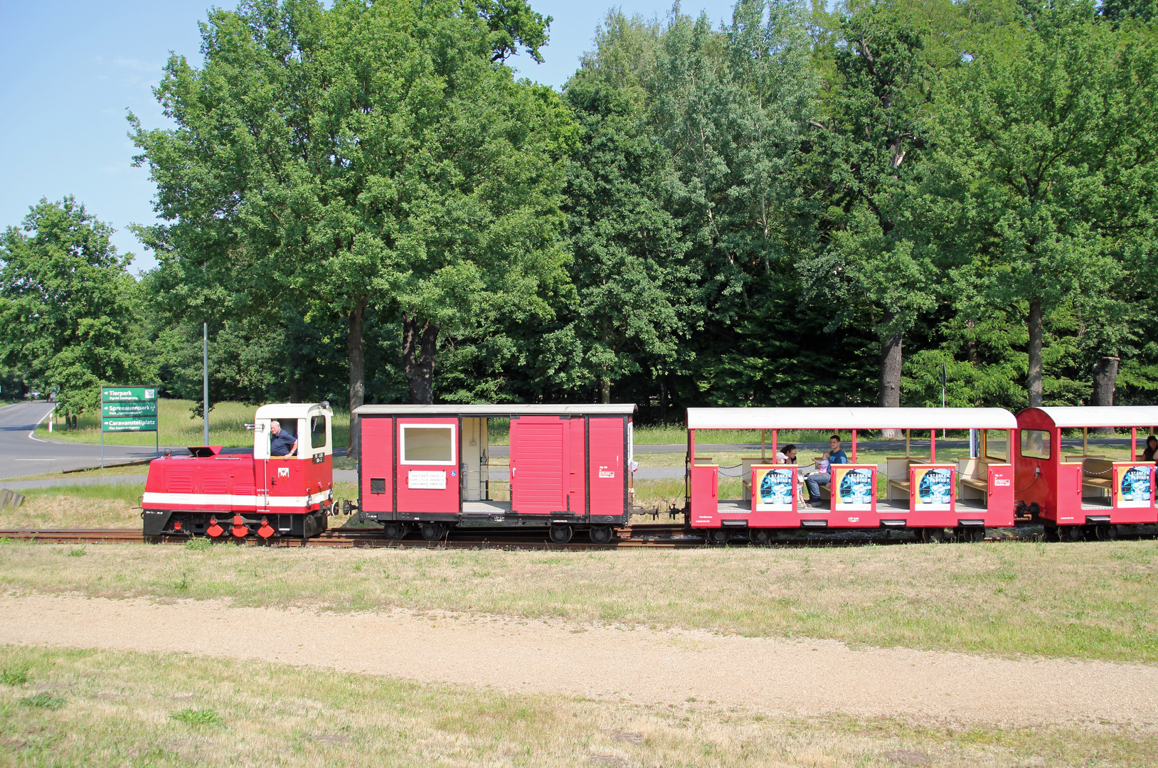 Parkeisenbahn Cottbus: Gut geschmiert fährt sie dahin