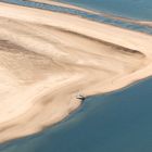 Parken auf einer Sandbank