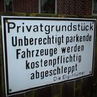 parken verboten