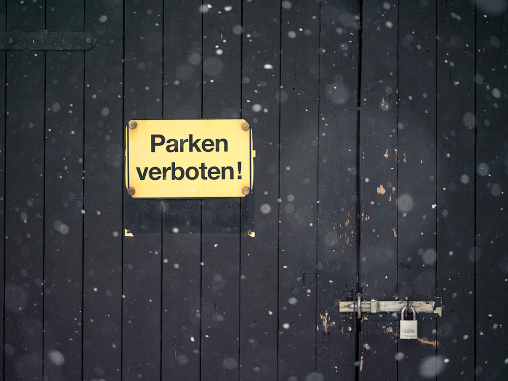 Parken verboten!