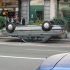 parkender BMW in Brüssel