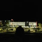 Parkhaus bei Nacht (Gross-Gerau) / 26.07.2022