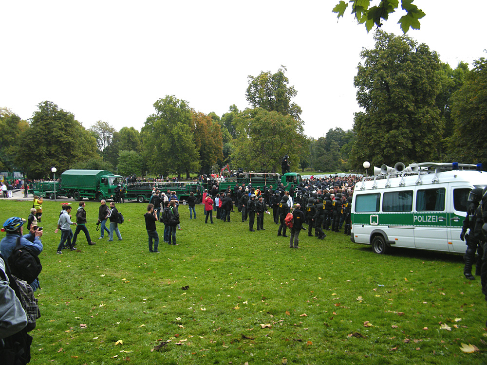 Parkidylle Stuttgart gegen 12.00