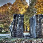 Parklandschaft im Herbst