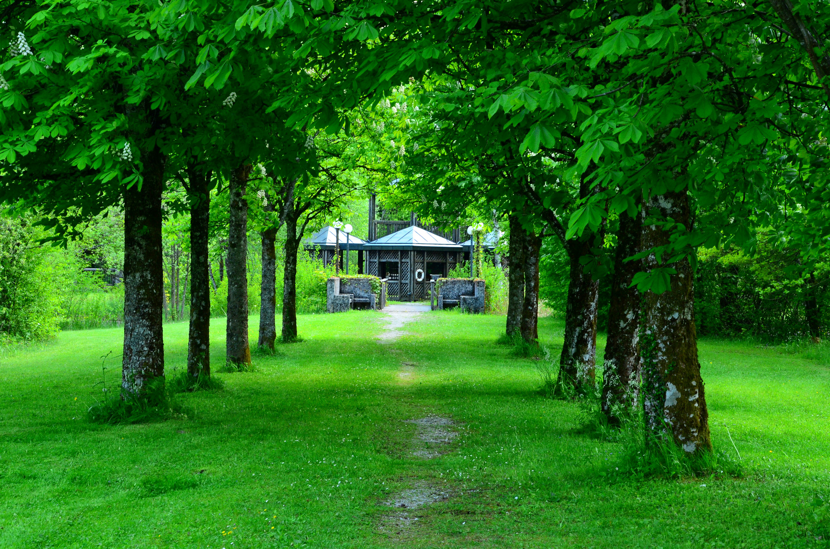 Parklandschaft zum verweilen