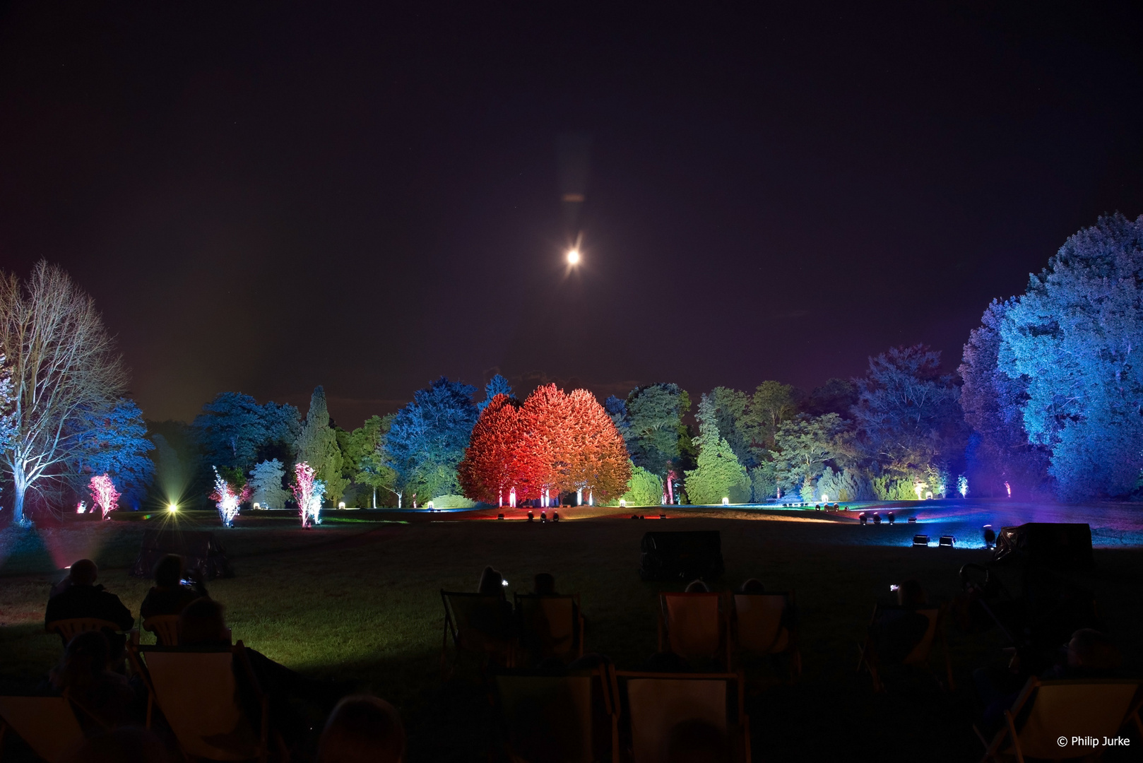 Parkleuchten am Schloss Dyck