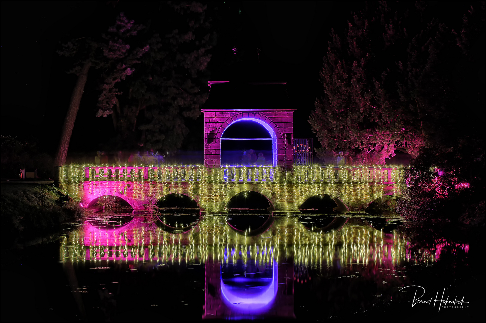 Parknächte Lichtfestival Schloß Dyck ...