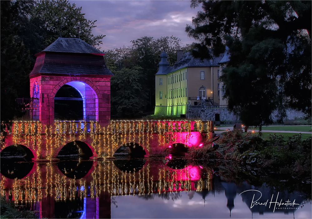  Parknächte Lichtfestival Schloß Dyck ....