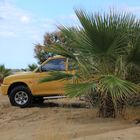 Parkplatz am Strand