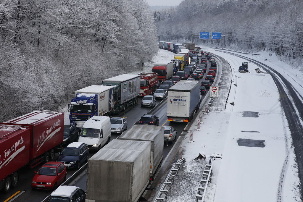 Parkplatz Autobahn