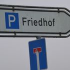 Parkplatz - Friedhof - Sackgasse