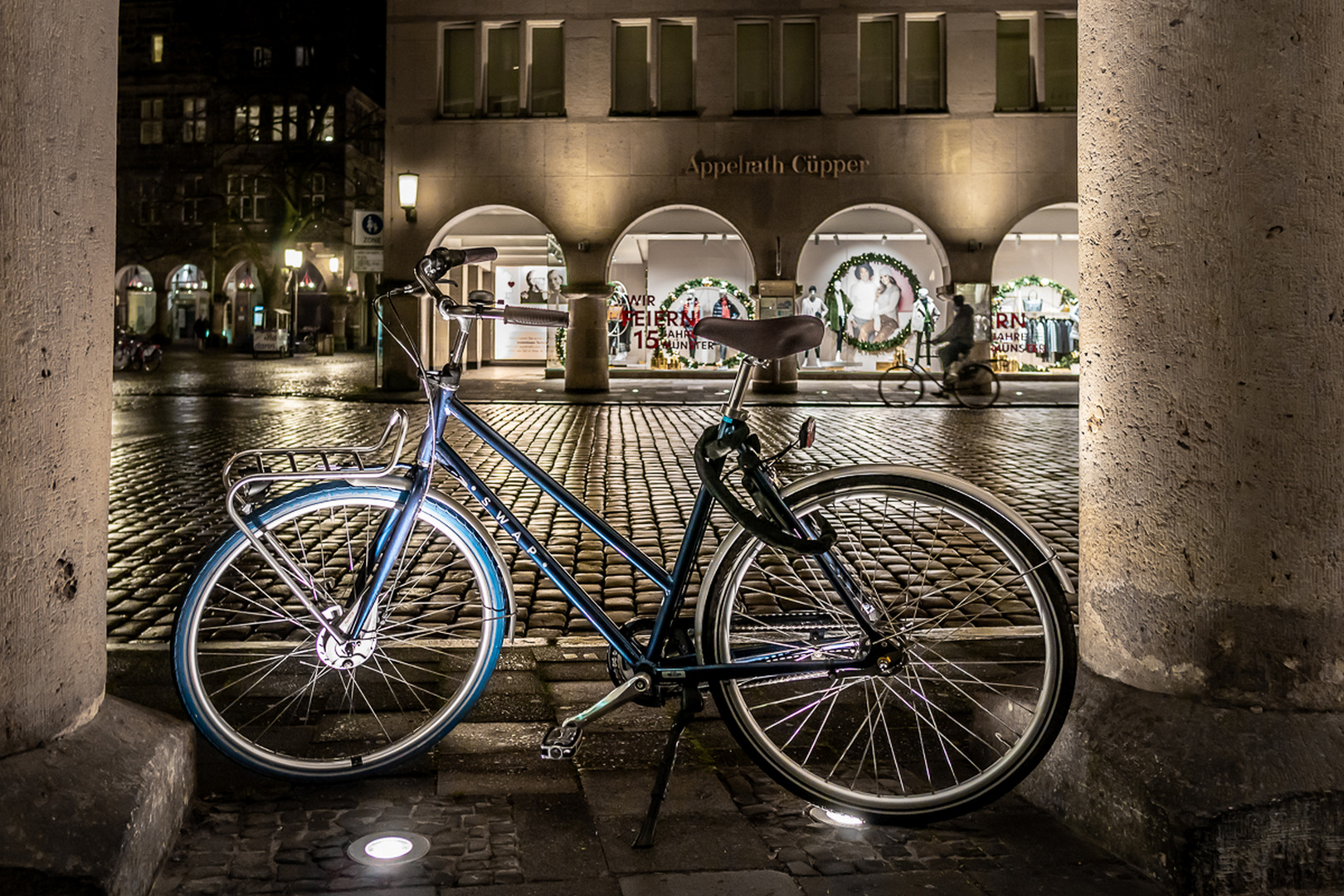 Parkplatz für Fahrrad