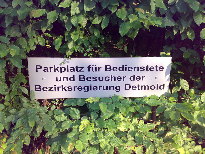 Parkplatz im Grünen