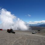 Parkplatz in 4800 m Höhe