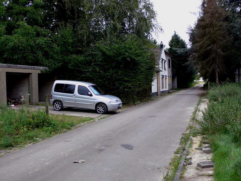 Parkplatz in der Geisterstadt