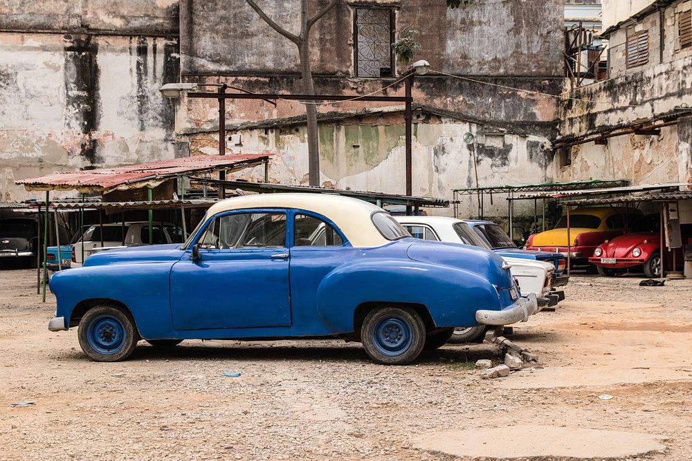 Parkplatz in Havanna