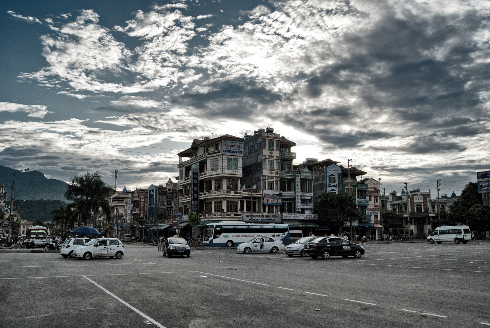 Parkplatz in Lao Cai