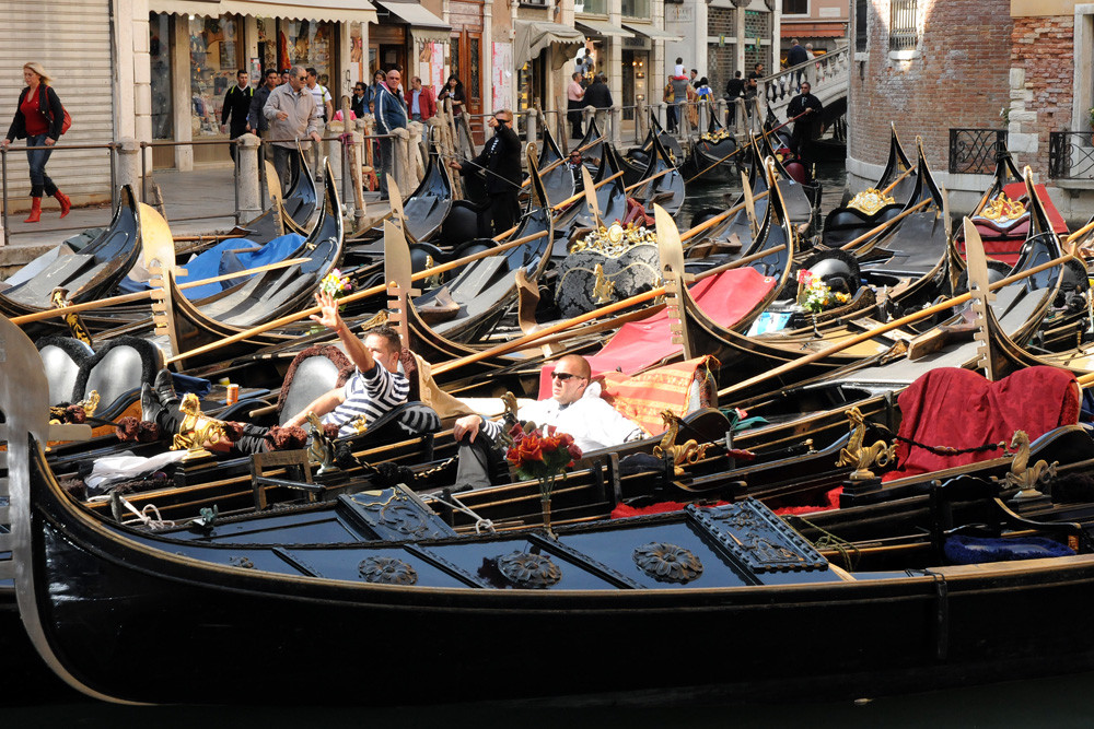 Parkplatz in Venedig