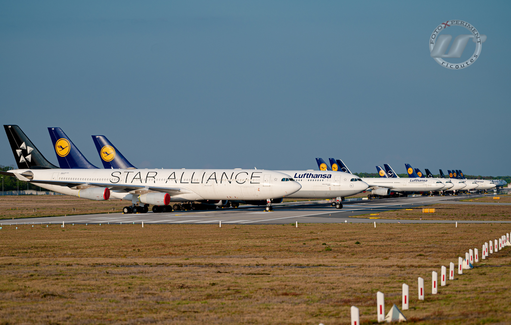 Parkplatz Nordwest Landebahn Airport Frankfurt am Main