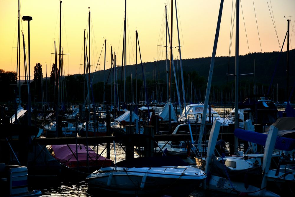 Parkplatznot vor dem Abendessen am See